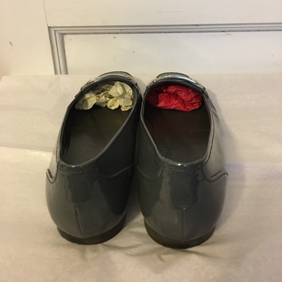 BALLY DOOMS/18 grey patent leather loafers - Picture 3 of 8